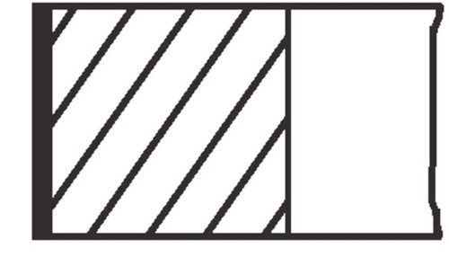 Piston ring kit mahle fits - ring,