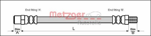 New brake hose for - brake,