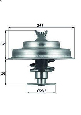 Thermostat coola mahle 75 - coola,