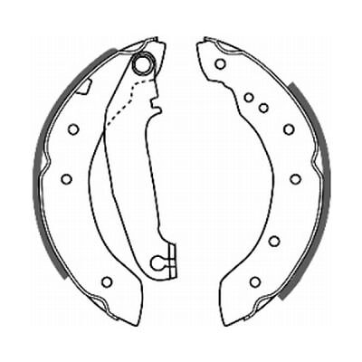 New brake shoe set for - shoe,